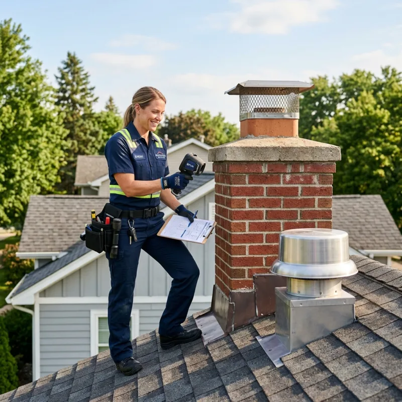 Technician inspecting a St Leonards roof cavity and ductwork for a dead bird